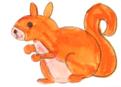 Zeichnung eines Wolfes